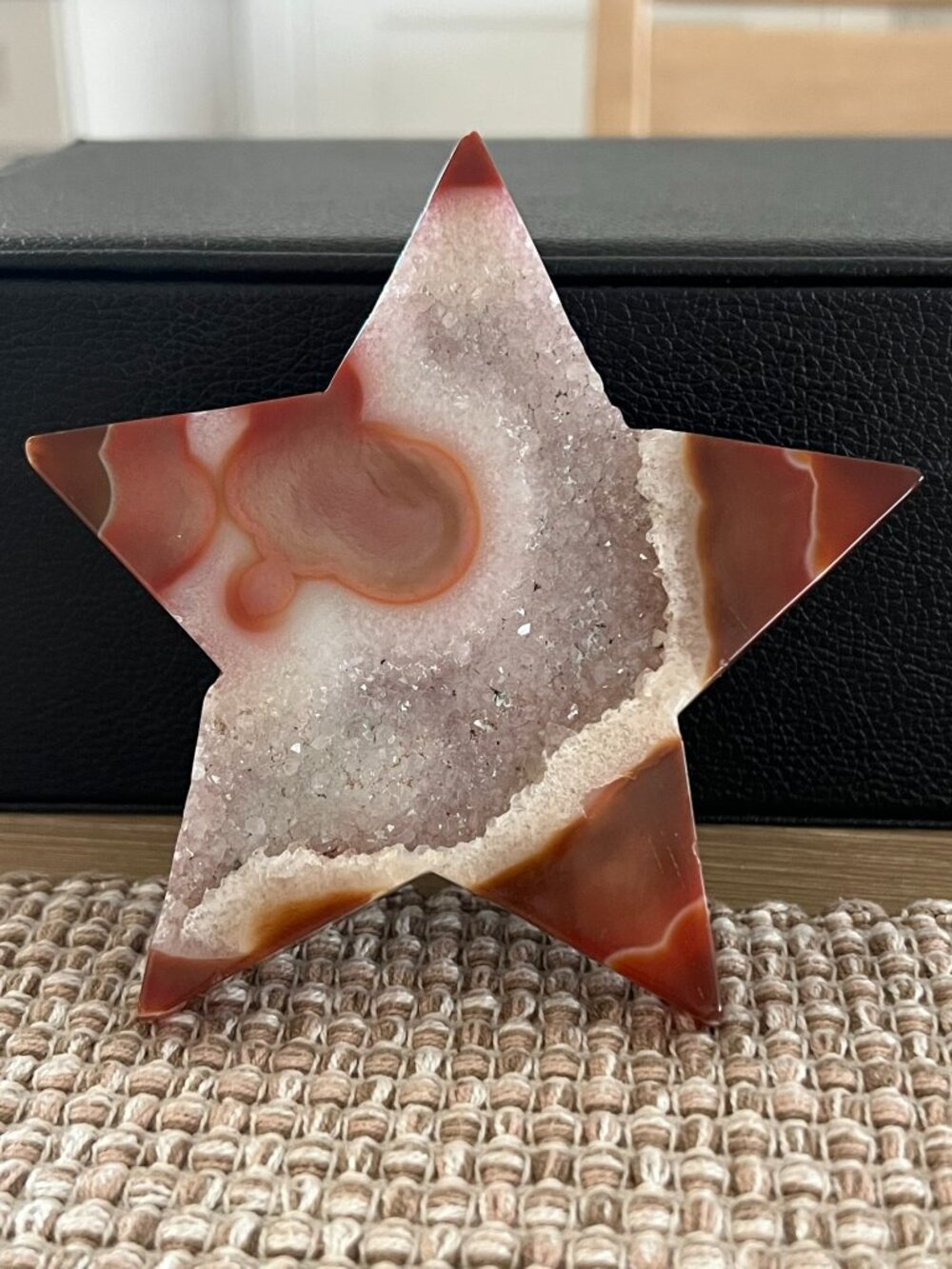 Smiling Druzy Agate Star